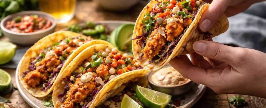 Crispy Hot Chicken Tacos Easy 30-Minute Recipe